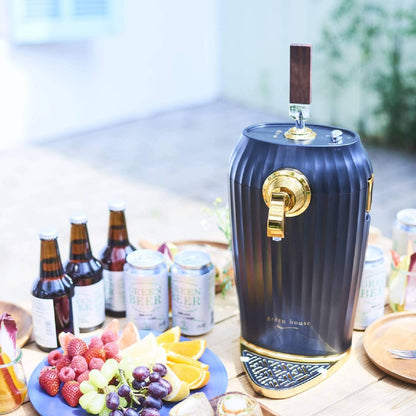 Japan GREEN HOUSE GH-BEERL Ultrasonic beer foaming machine Cocktail foaming machine Beer machine Fine foam can put 2 kinds of drinks at the same time