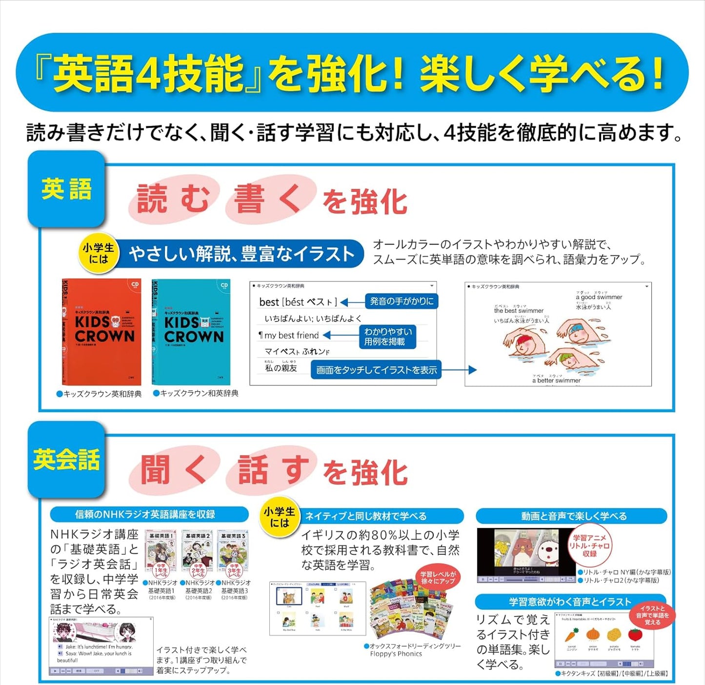 Japan 2023 new CASIO Casio XD-SX4820 electronic dictionary electronic dictionary Japanese English and English TOEIC travel