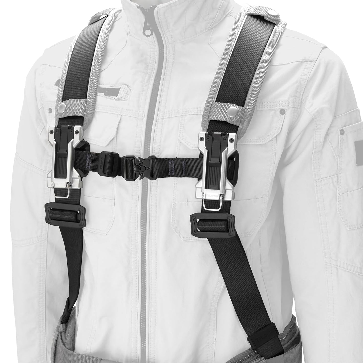 Tajima Safety Holder Suspenders, Sef Suspenders, Black, SFSAF-BK