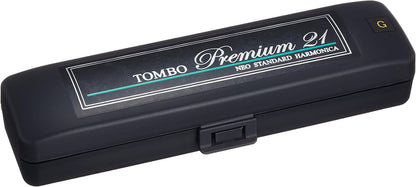 日本製造 Tombo 複音口琴 Premium 21 No 3521 21孔 專業級琴款【黃石樂器】