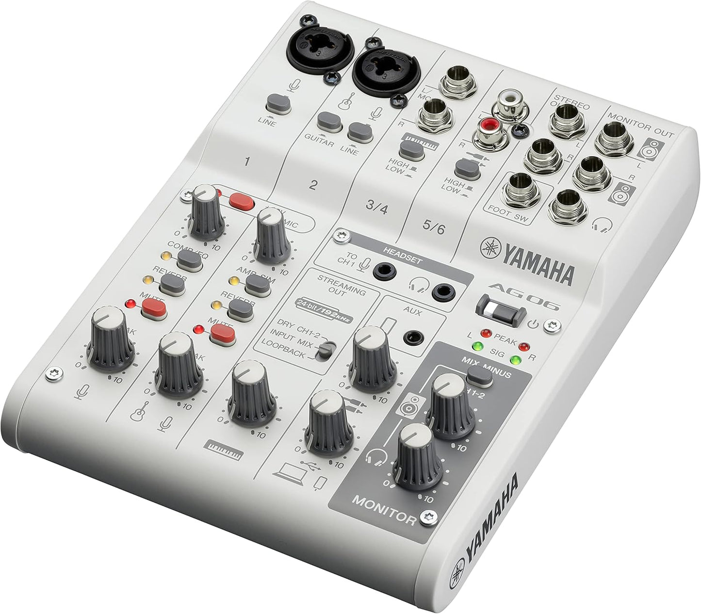 Japan imported YAMAHA AG06MK2 AG06 MK2 mixer supports 48V AG-06