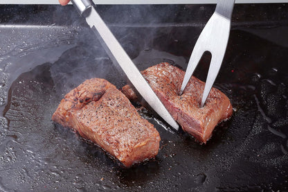 日本 CAPTAIN STAG 鹿牌 ‎UG-3249 不鏽鋼廚具組 鏟子 叉子 夾子 刀子 烤肉 BBQ