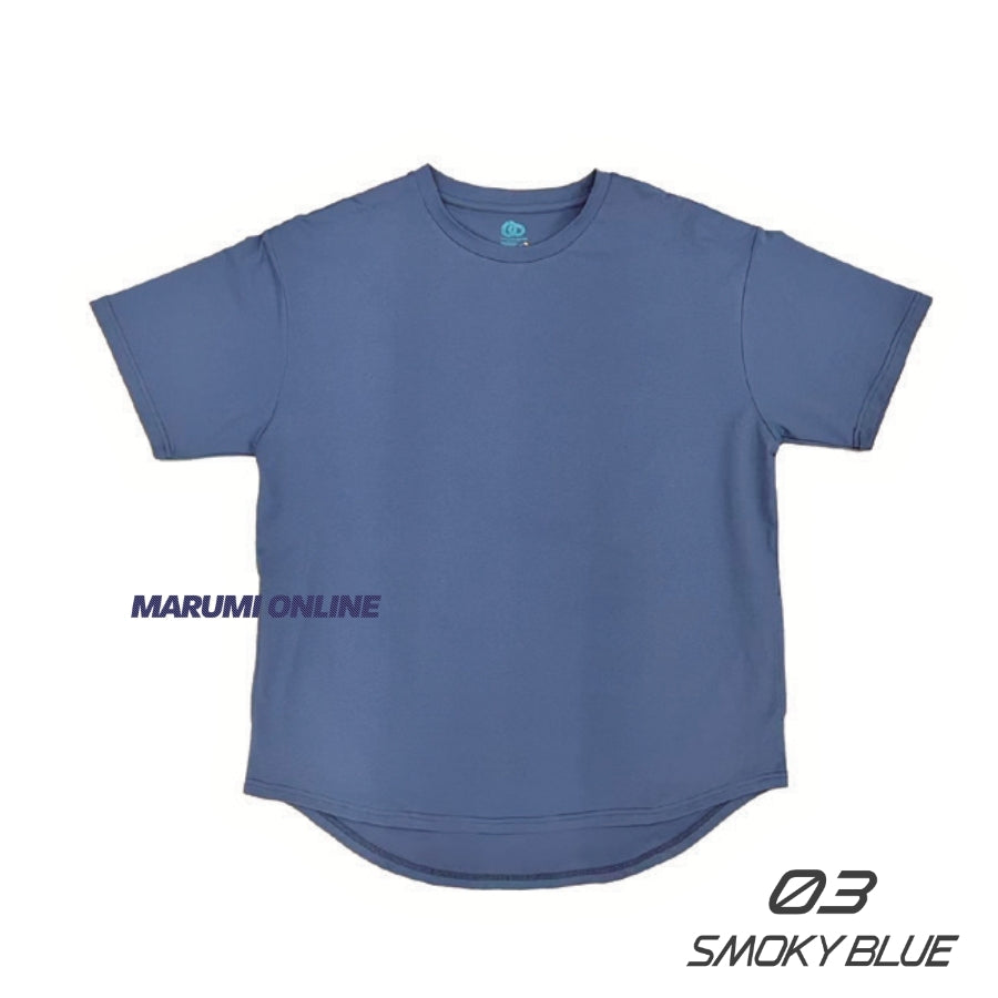 クラワークス コトブキニット ラウンドヘム オーバーサイズ 半袖 Tシャツ メンズ ストレッチ コットンタッチ 吸汗速乾 UVカット 3624 [26KN3624]