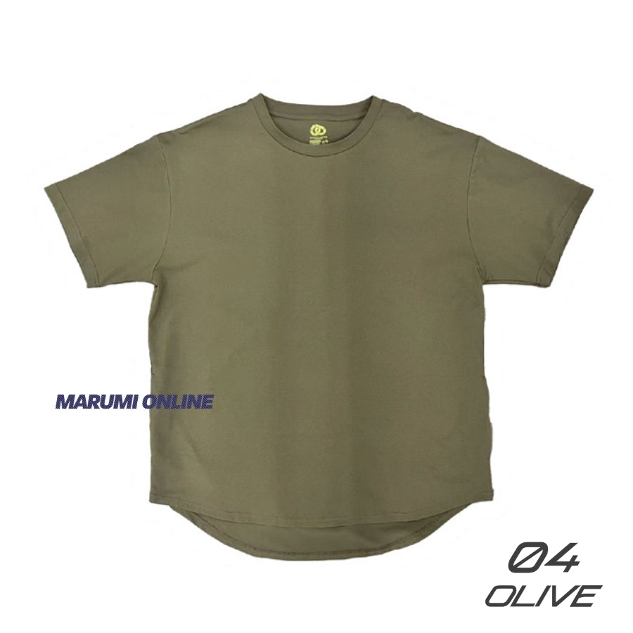 クラワークス コトブキニット ラウンドヘム オーバーサイズ 半袖 Tシャツ メンズ ストレッチ コットンタッチ 吸汗速乾 UVカット 3624 [26KN3624]
