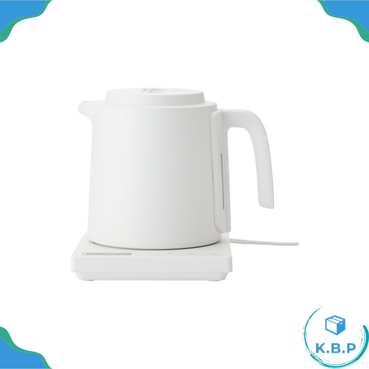 24年新品 MUJI 無印良品 附控溫功能 電熱水壺 0.8L 日本直郵 MJ-KEC08
