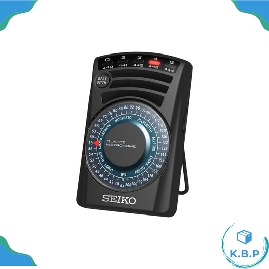 SEIKO精工節拍器石英白/黑色 SQ60W