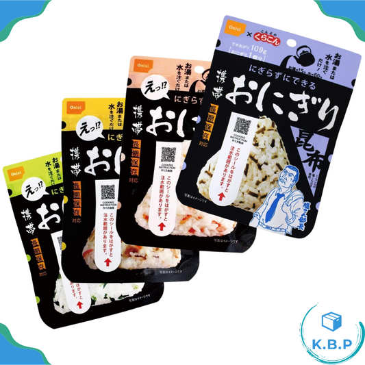 Onisi 尾西食品 乾燥飯 防災 避難 飯糰 共8袋 4種口味（5年保存期）