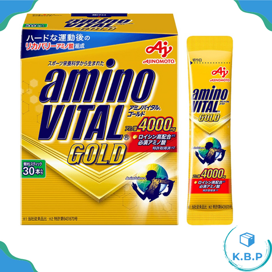 日本 味之素 Amino VITAL gold 胺基酸4000mg 30入 支鏈胺基酸 BCAA 修復